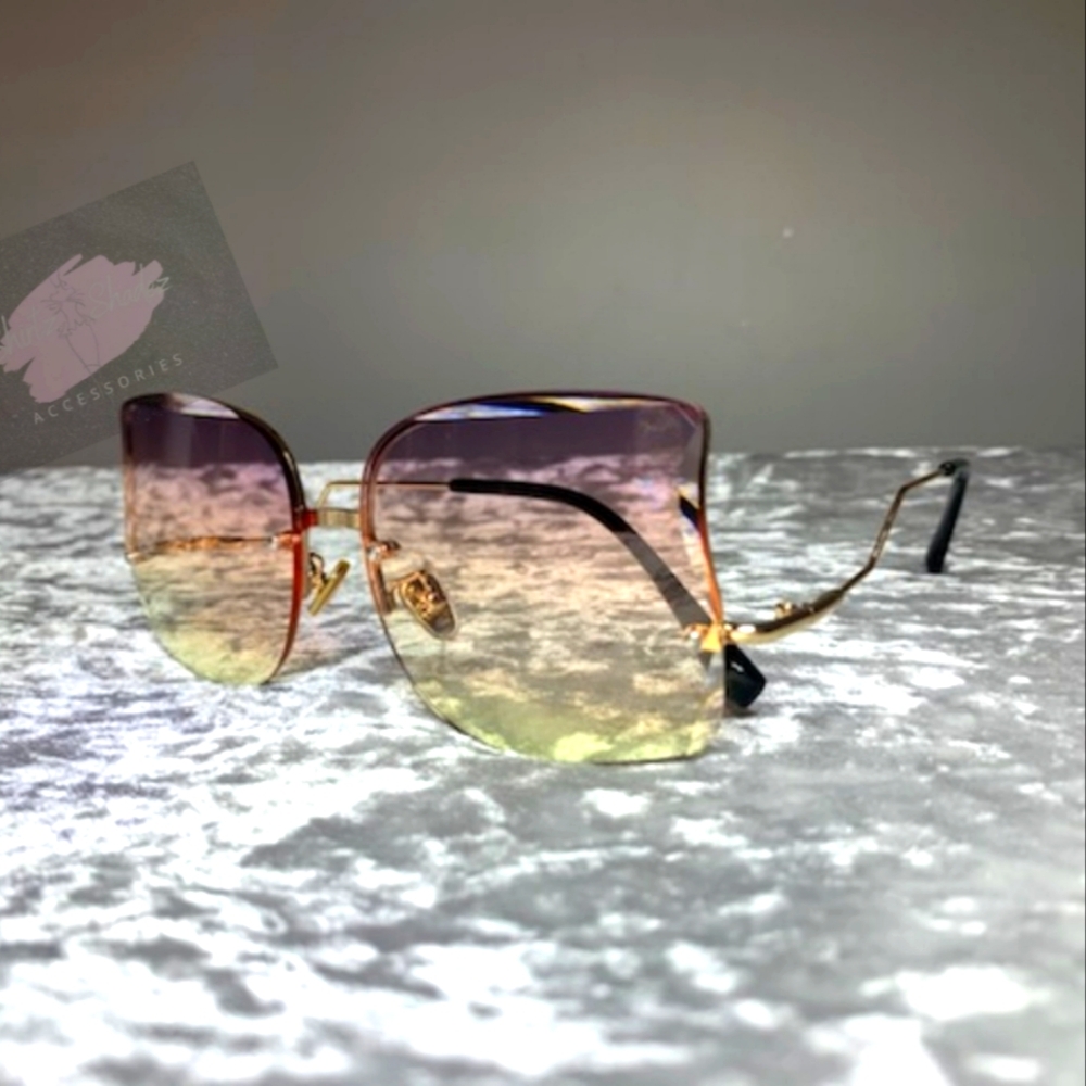 Butterfly wing sunglasses